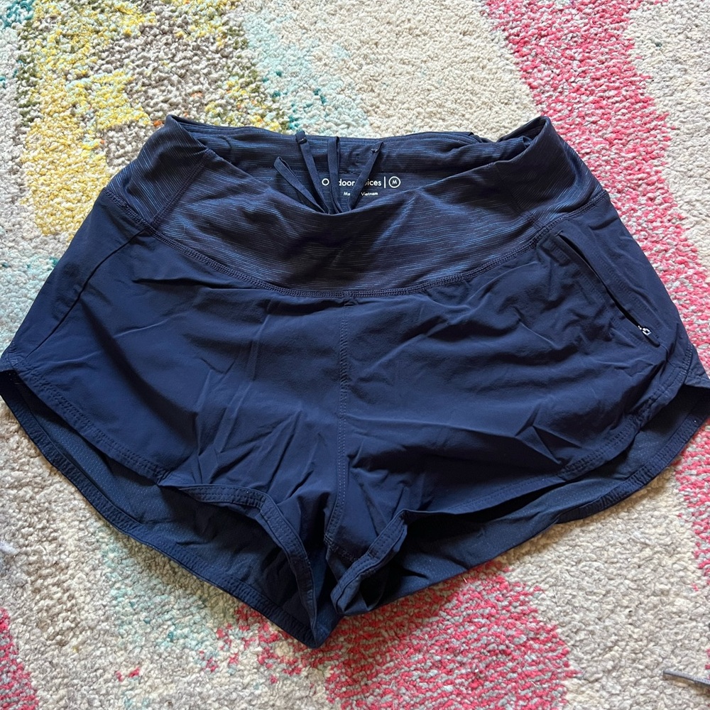 Outdoor Voices Dark Blue Athletic Shorts